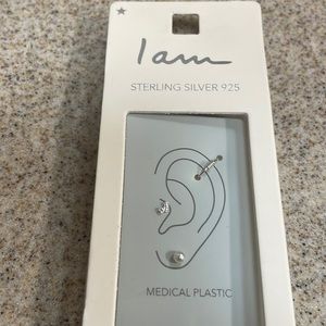 Iam. Sterling Silver Earrings